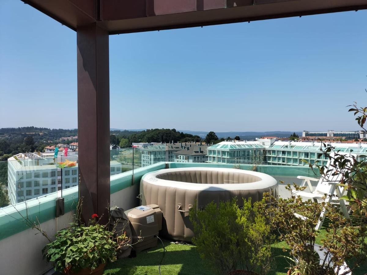Preciosa Habitacion Doble En Atico Con Terraza Lejlighed Santiago de Compostela Eksteriør billede